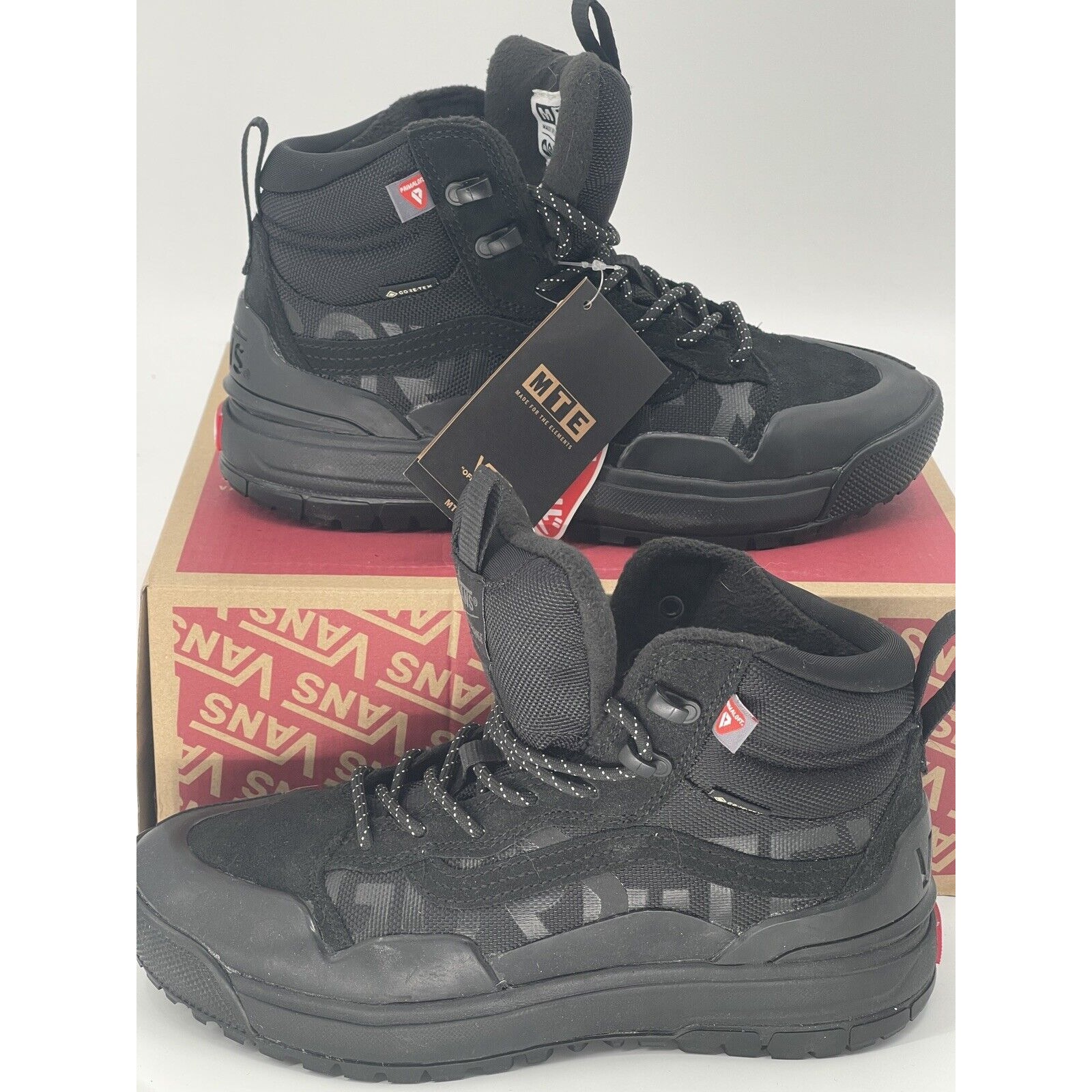 Vans Sneaker Ultrarange Exo Hi Gore-Tex All Black Boot Men's Size 7 New
